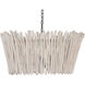 Baywood 4 Light 24 inch Textured Bronze Chandelier Ceiling Light