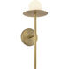 Elixir 6 inch Brushed Gold Wall Sconce Wall Light