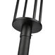 Luca LED 101.51 inch Black Outdoor Post Mounted Fixture