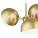 Realm Sphere 3 Light 17.25 inch Modern Gold Chandelier Ceiling Light