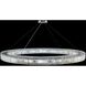 Rondelle 20 Light 72 inch Chrome Pendant Ceiling Light