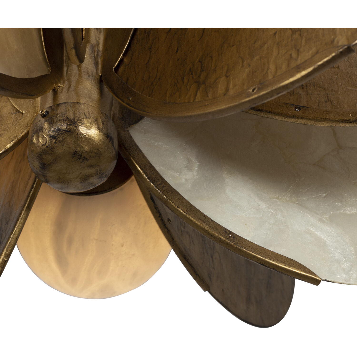 Cirque 27 inch Rustic Gold Pendant Ceiling Light