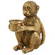 Monkey 5.3 X 4.5 inch Candle Holder
