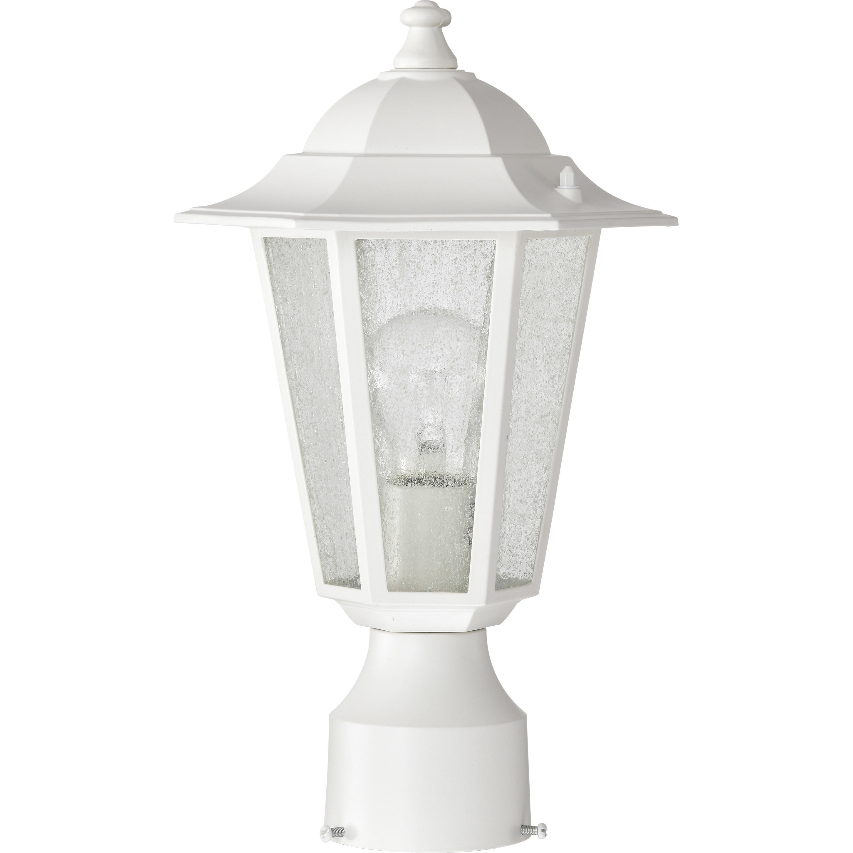 Cornerstone 1 Light 14 inch White Outdoor Post Lantern