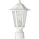 Cornerstone 1 Light 14 inch White Outdoor Post Lantern