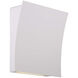 Slide LED 3.8 inch White ADA Wall Sconce Wall Light in 3000K
