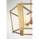 Shimmer 6 Light 30.75 inch Legacy Brass Pendant Ceiling Light