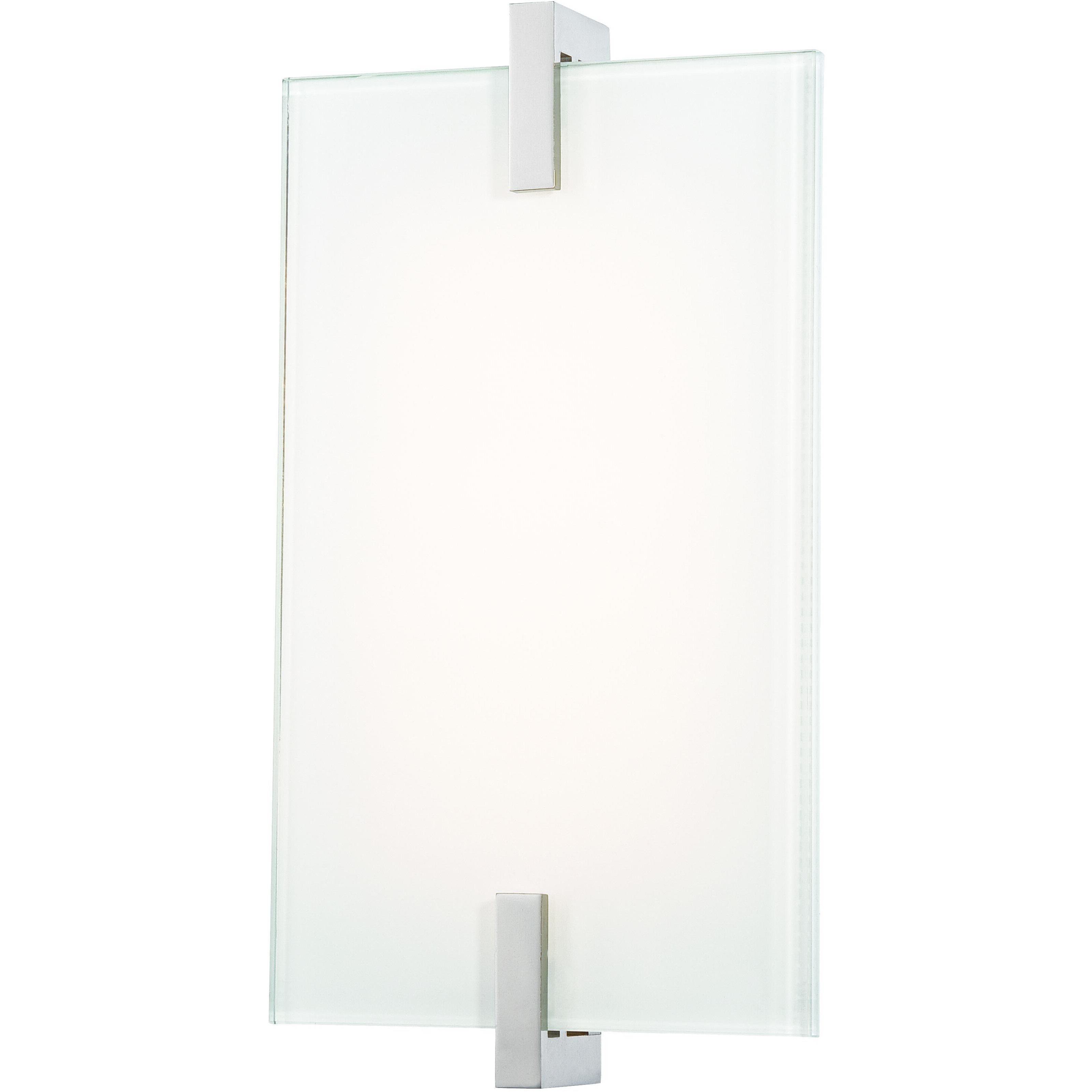 Hooked LED 6 inch Polished Nickel ADA Wall Sconce Wall Light, Bath