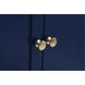 Wesley 72 X 21.5 X 35 inch Blue Vanity Sink Set