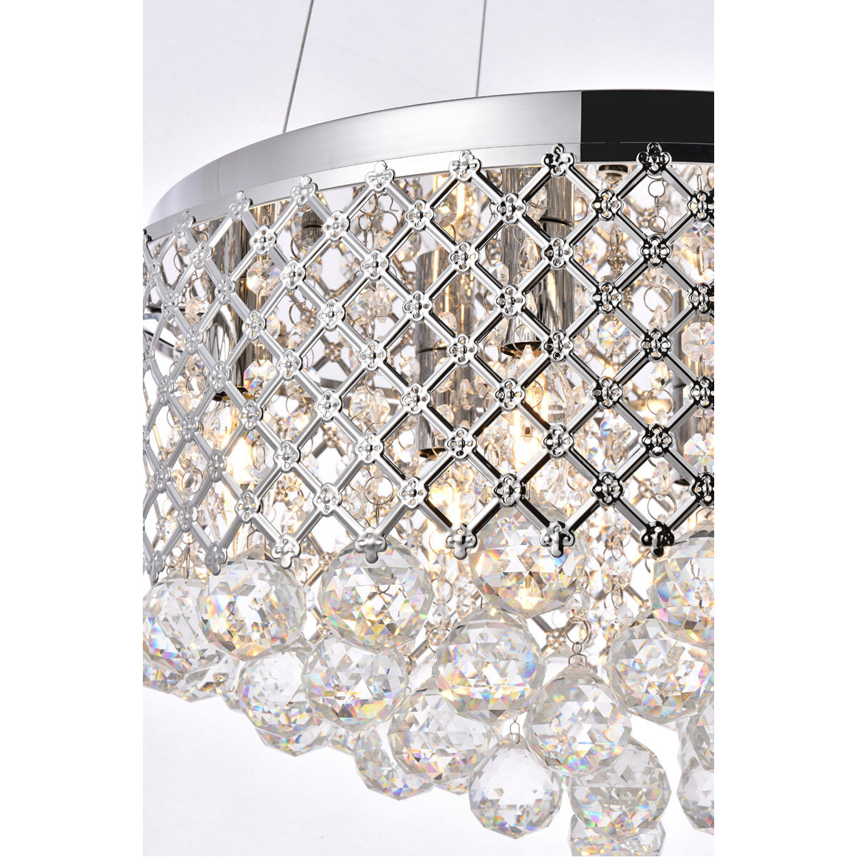 Tully 6 Light 18 inch Chrome Pendant Ceiling Light