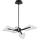 Sedona LED 27.13 inch Matte Black Chandelier Ceiling Light