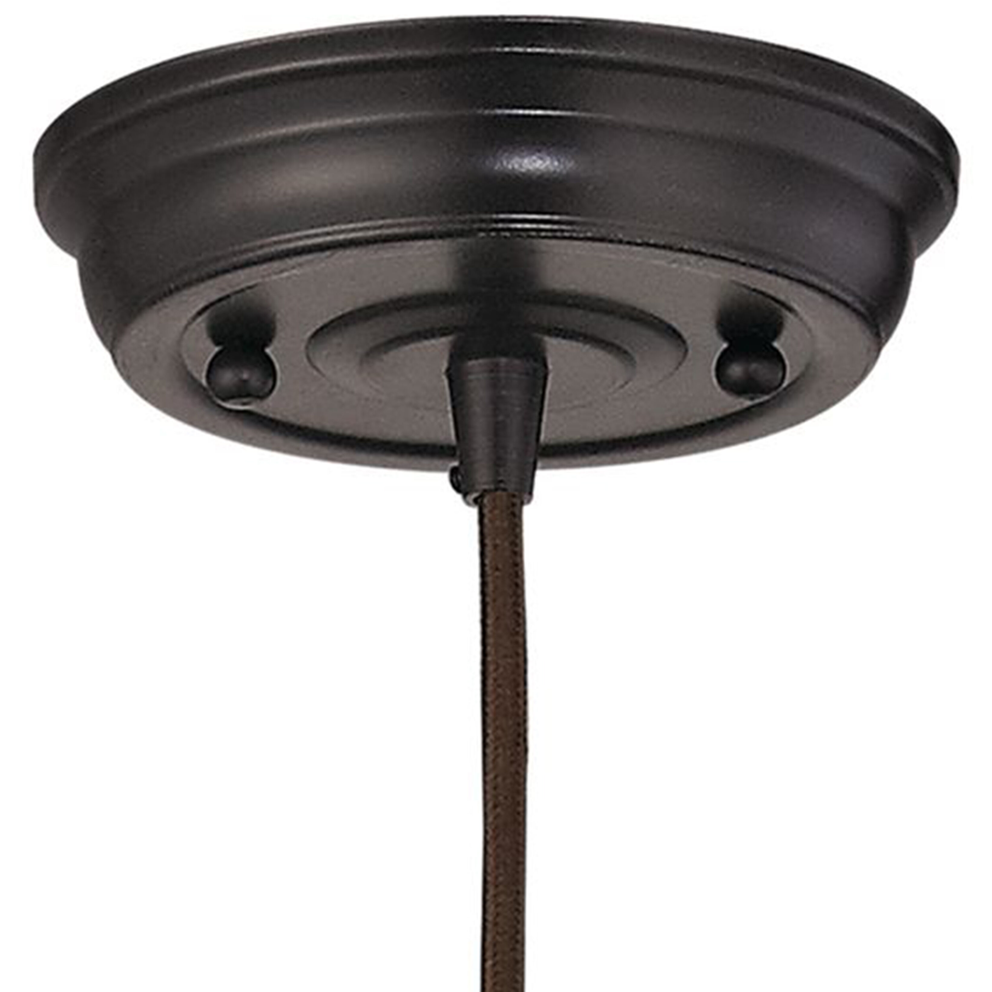 Bartram 1 Light 7 inch Antique Brass with Oil Rubbed Bronze Mini Pendant Ceiling Light