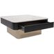 Piazza 40 X 18 inch Champagne/Black/White Coffee Table