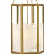 Veleta 4 Light 22 inch Lacquered Brass Chandelier Ceiling Light, Single Tier