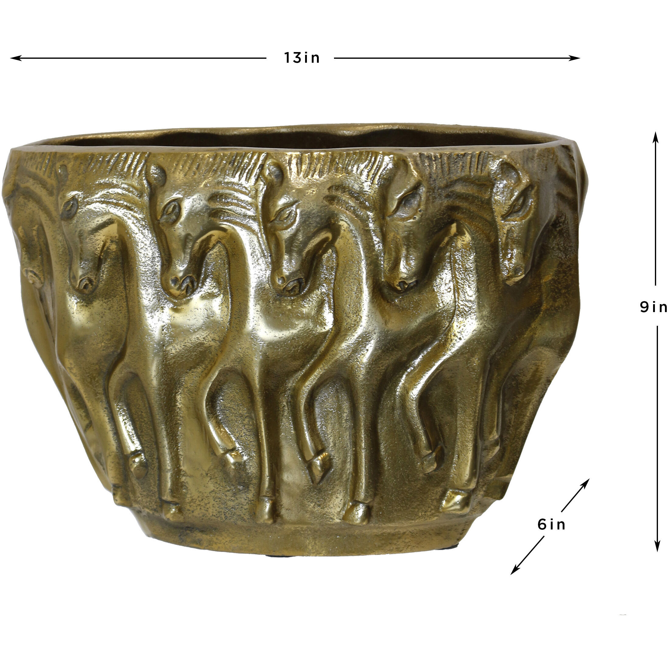 Equestrian 12.5 X 9 inch Decorative Bowl