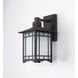 Canada 1 Light 12.4 inch Bronze Outdoor Wall Sconce