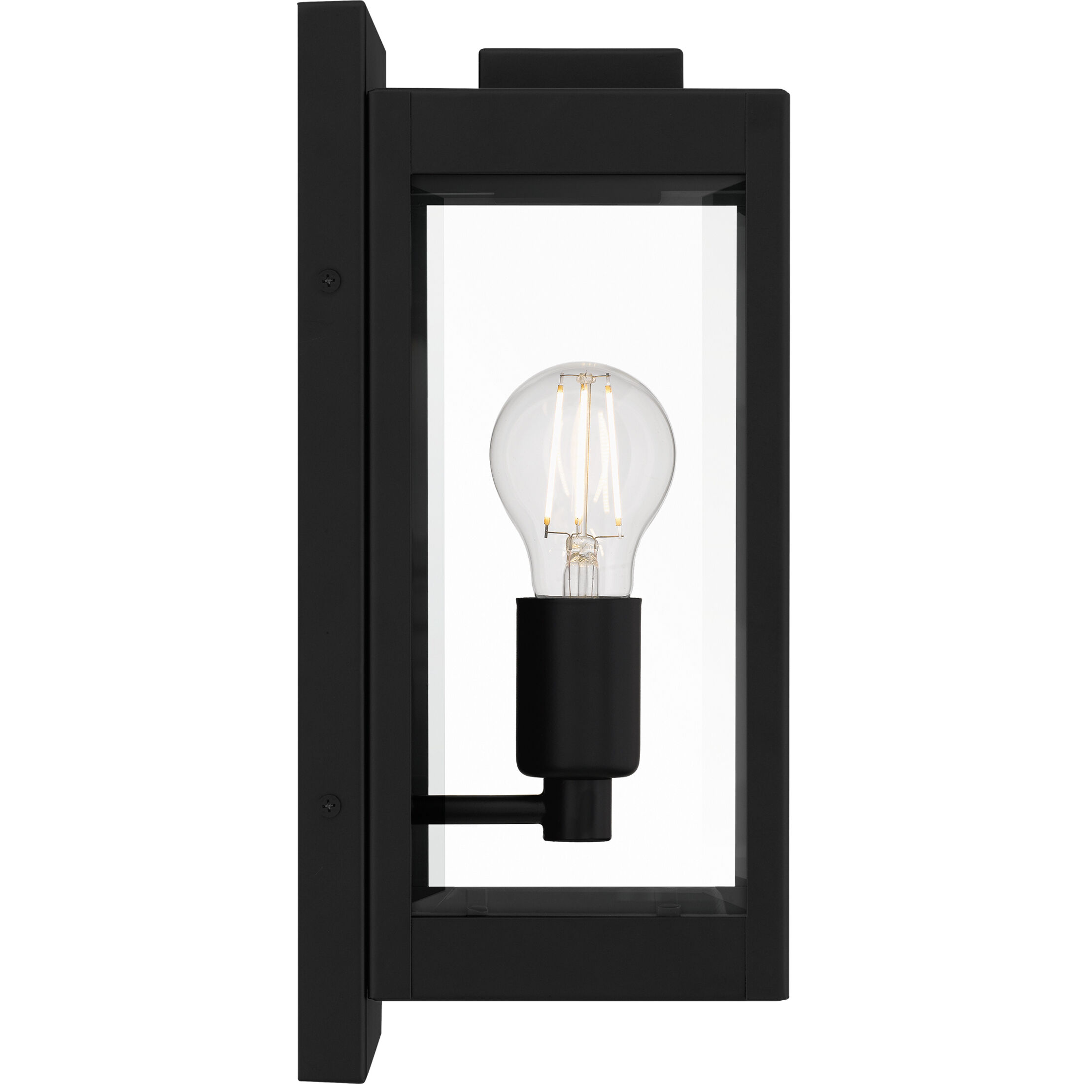 Eastover 1 Light 13 inch Earth Black Outdoor Wall Lantern, Small
