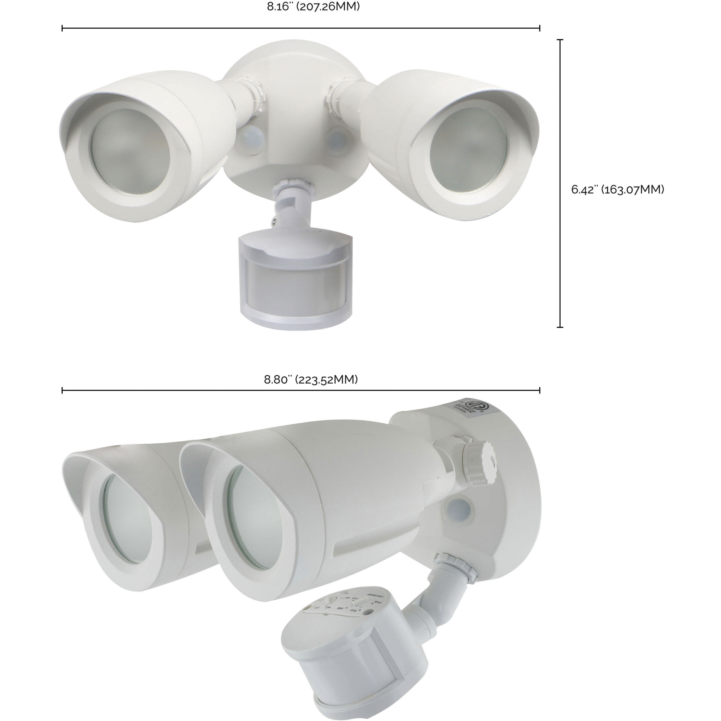 Brentwood LED 6 inch White Security Light