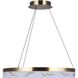 Elynn LED 23.5 inch Gold Chandelier Ceiling Light