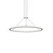 Luna LED 37.5 inch Satin Black Pendant Ceiling Light in 3500K