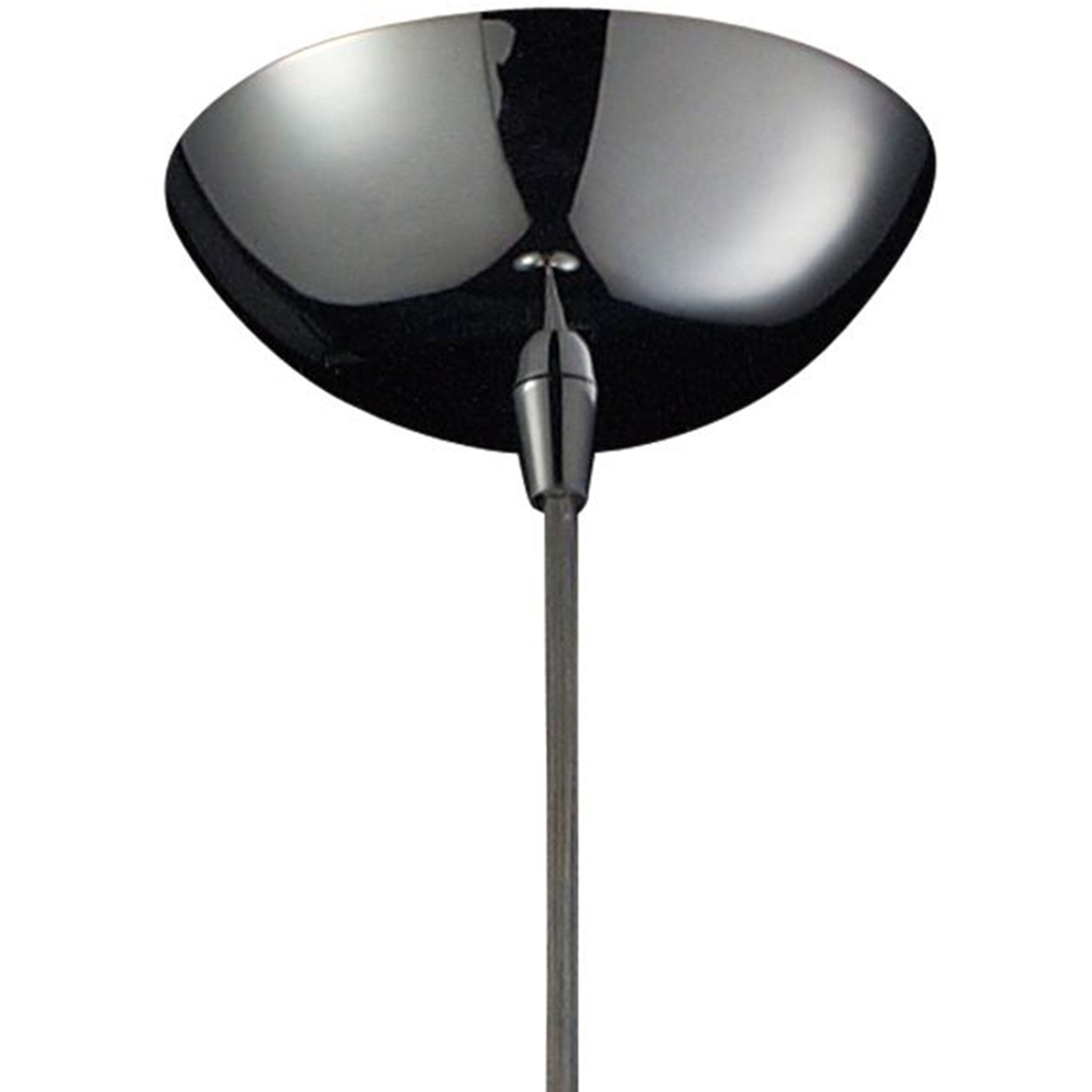 Cassandra 1 Light 8 inch Black Chrome with Polished Chrome Mini Pendant Ceiling Light