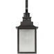 Monte Grande Outdoor Wall Lantern in Slate