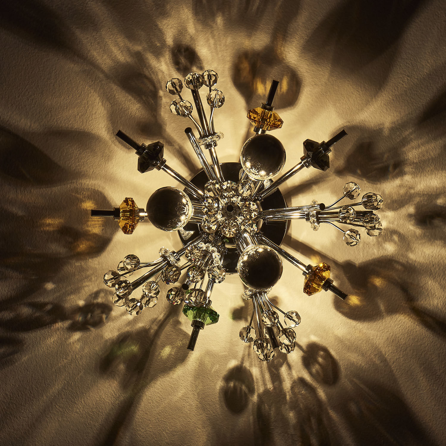 Constellation Wall Sconce Wall Light in Polished Chrome