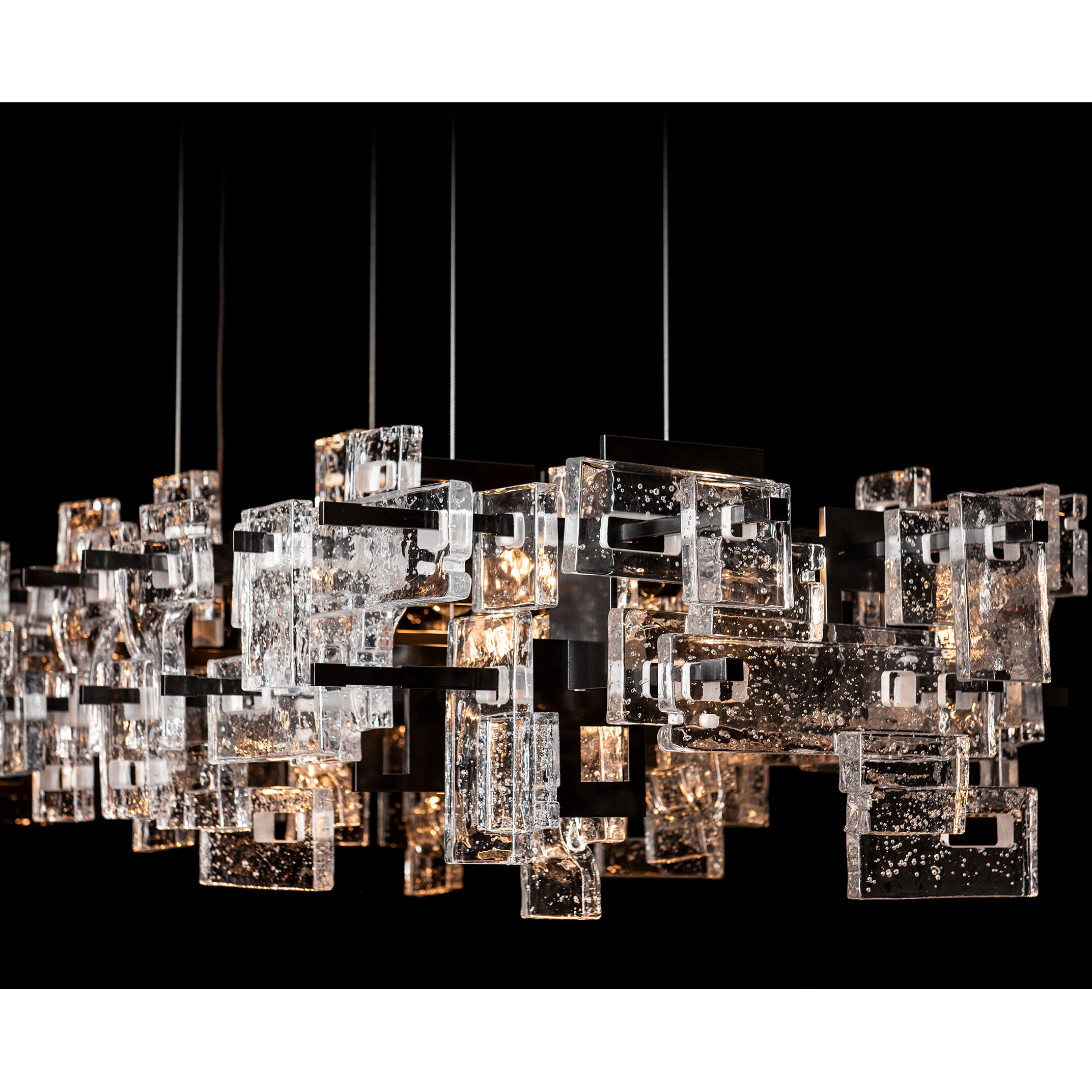 Fusion 10 Light 52.5 inch Ink Pendant Ceiling Light