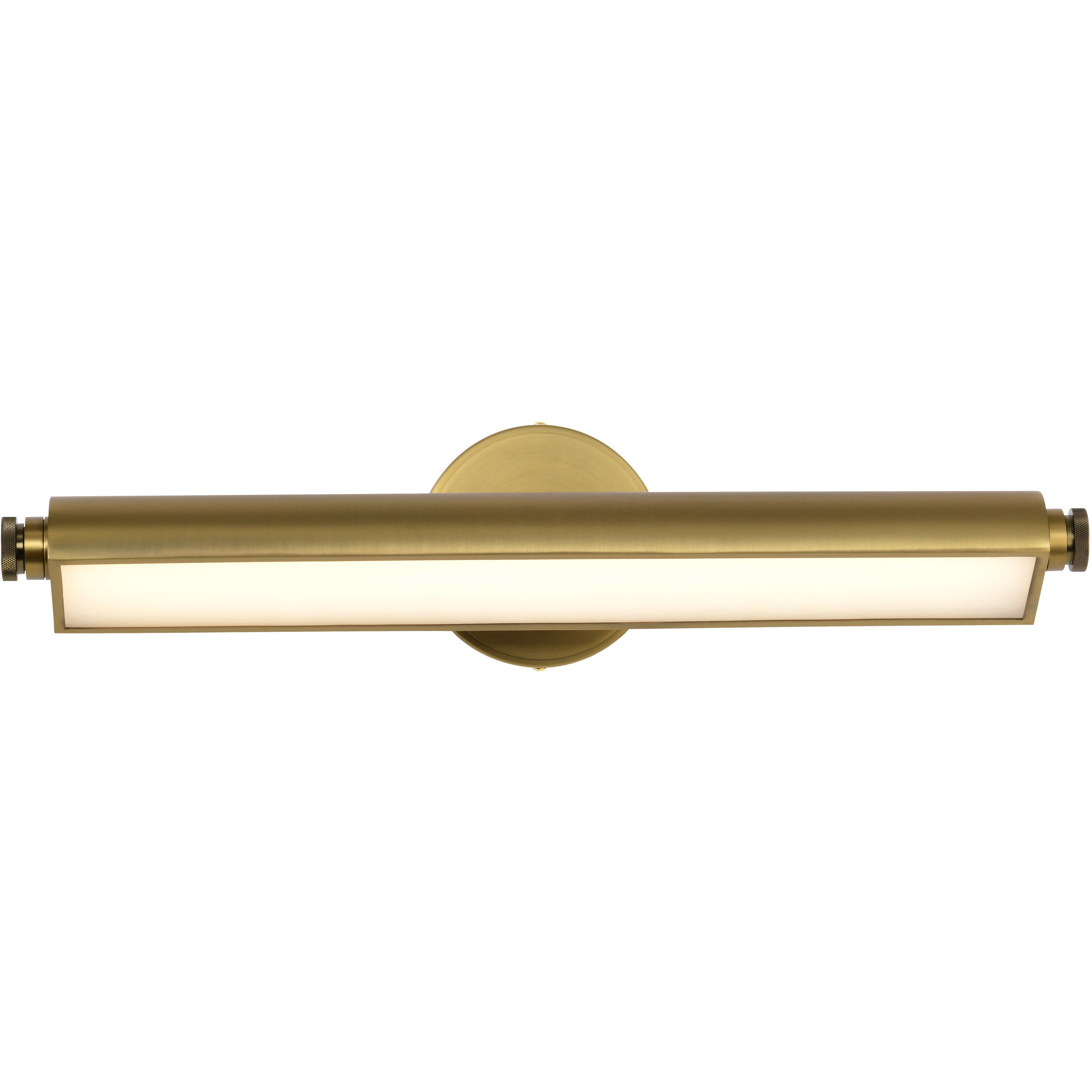Auden LED 23.5 inch Vintage Brass Vanity Wall Light