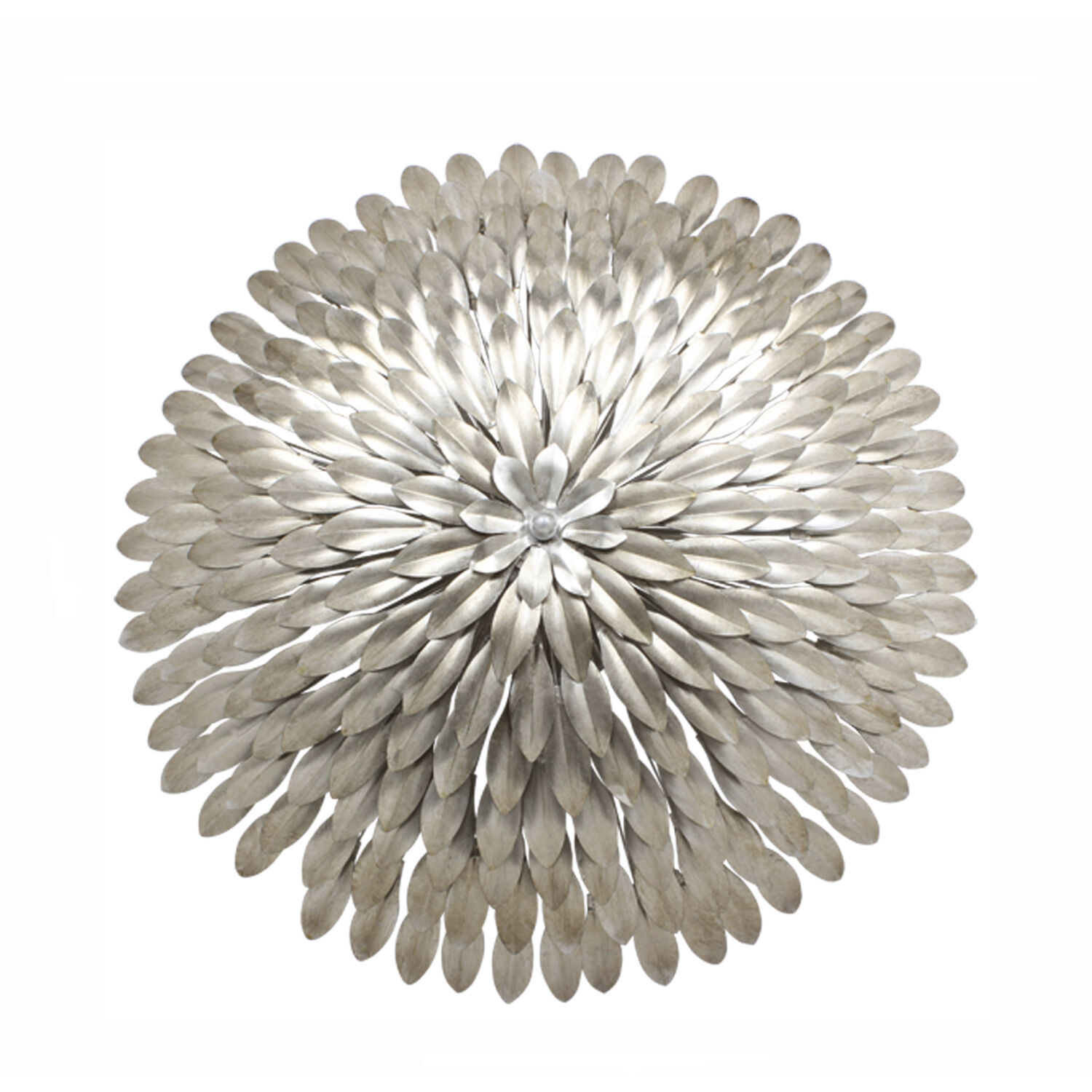 Broche 6 Light 24.5 inch Antique Silver Semi Flush Ceiling Light