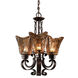 Vetraio 3 Light 16 inch Oil Rubbed Bronze Chandelier Ceiling Light