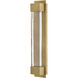 MOCO Rune LED 30 inch Heritage Brass Outdoor Wall Mount Lantern
