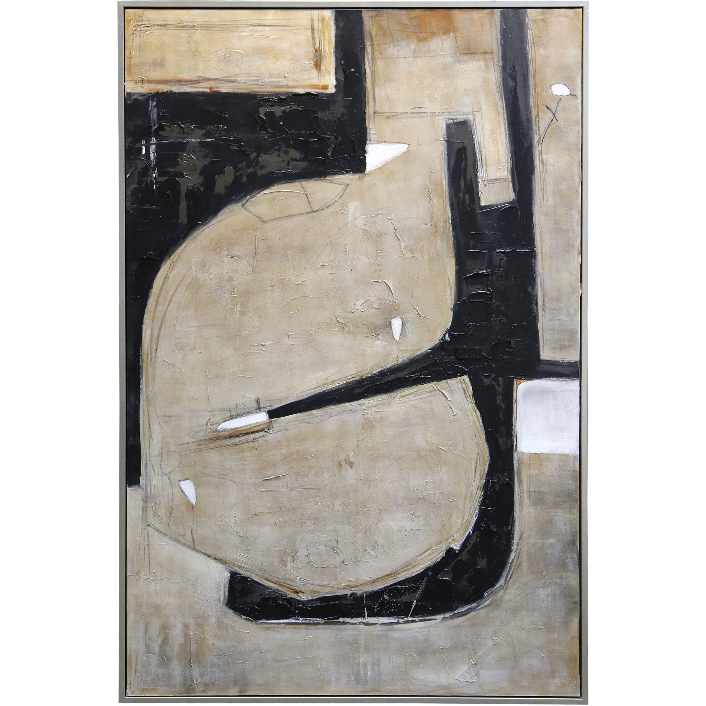 Fade Black and Tan Wall Art