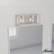 Squire Manor 2 Light 17 inch Brushed Nickel Vanity Light Wall Light