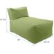 Seascape Moss Outdoor Pouf Lounge