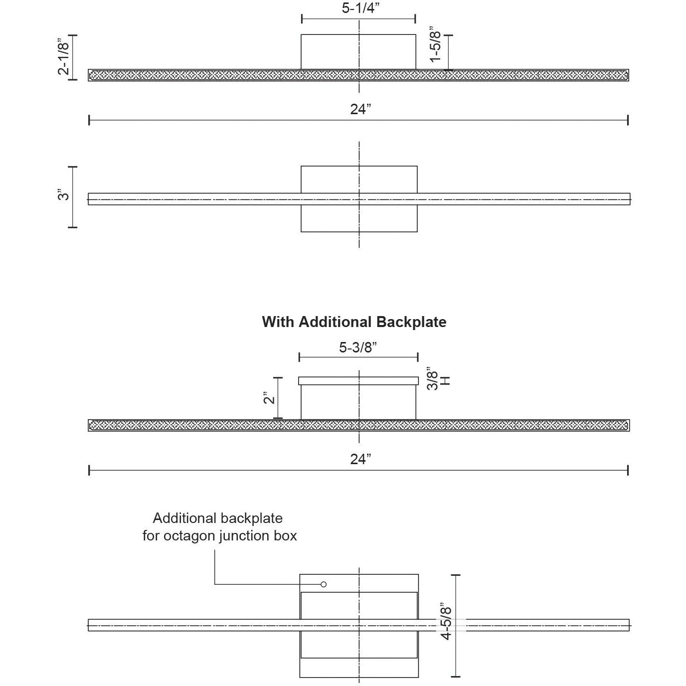 Vega Minor 24.00 inch Bathroom Vanity Light