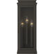 Lundon 3 Light 17.5 inch Olde Bronze Outdoor Wall Light