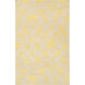 Paddington 132 X 96 inch Light Beige/Mustard Handmade Rug