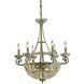 Elizabethan 10 Light 26 inch Dark Bronze Chandelier Ceiling Light