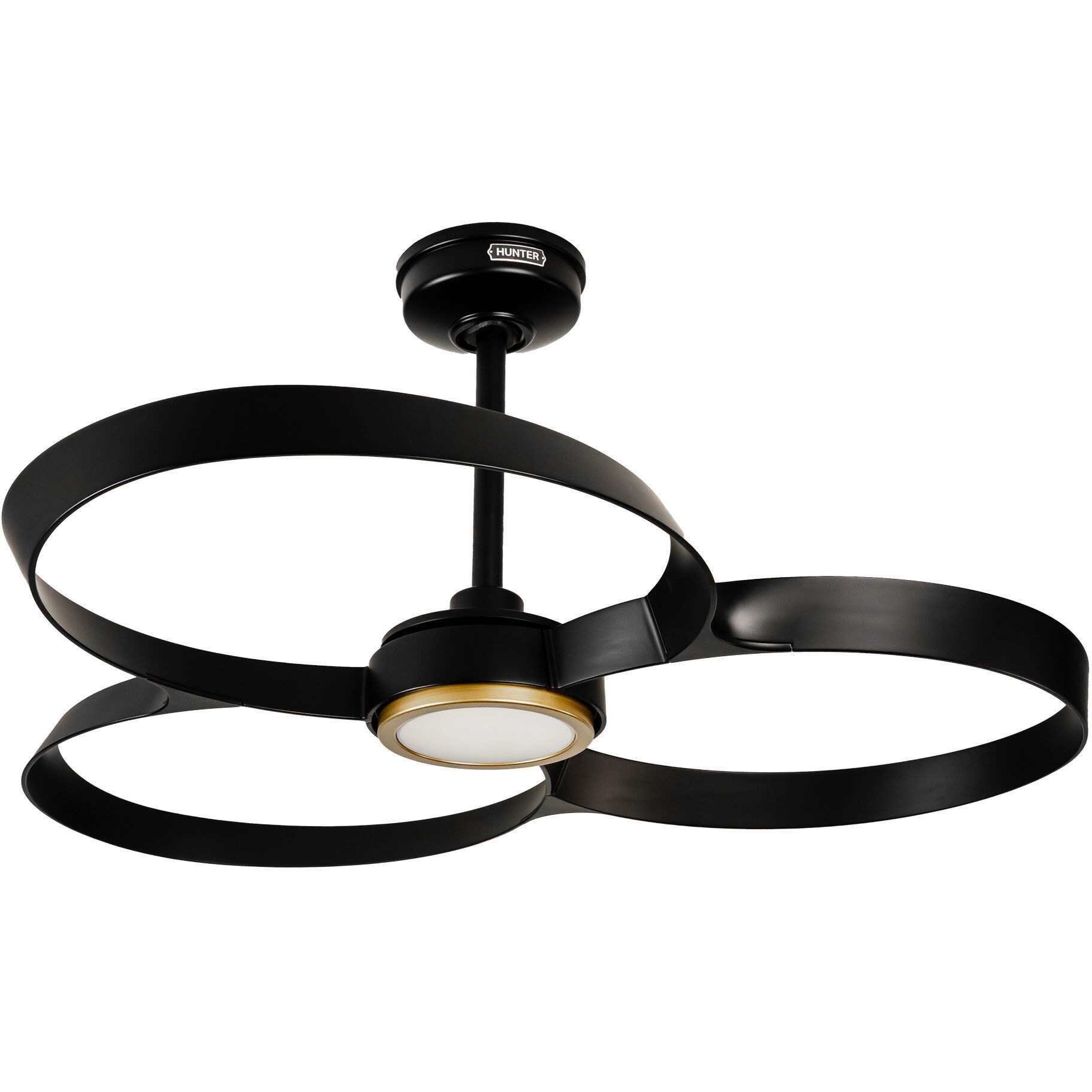 Zentech 42 inch Matte Black Outdoor Ceiling Fan