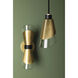 Angie LED 5 inch Aged Brass Pendant Ceiling Light
