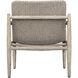 Sumba Light Gray and Cerused Wheat Outdoor Lounge Chair