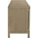 Quadrant 96.5 X 23 inch Washed Walnut Sideboard, 4 Door