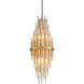 Theory 2 Light 5.5 inch Gold Leaf/Stainless Steel Pendant Ceiling Light