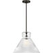 Drew & Jonathan Liouet 1 Light 18 inch Midnight Black Pendant Ceiling Light, Large
