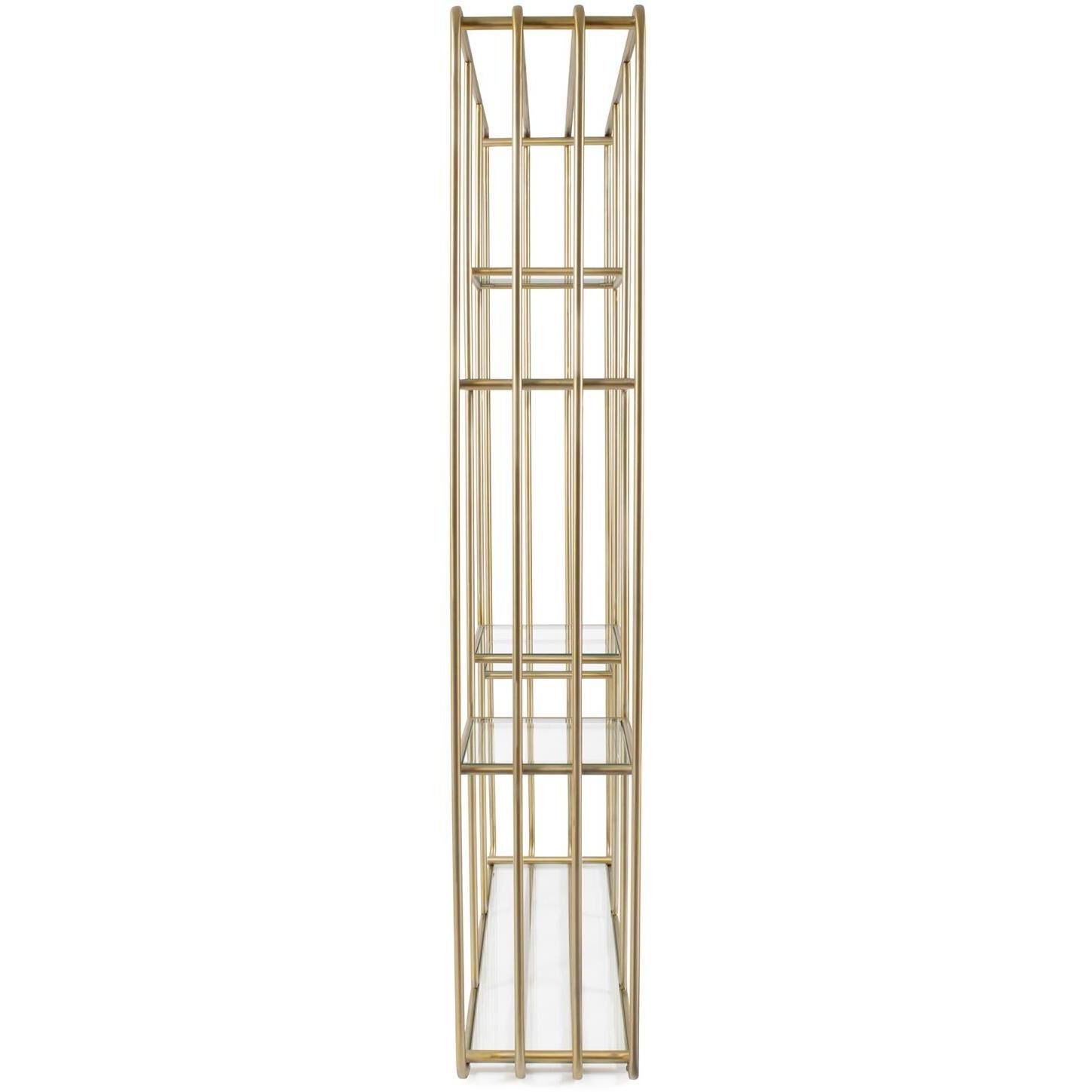 Perth 82.75 X 47.25 inch Gold Etagere