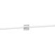 Alexander LED 47.5 inch Polished Chrome Linear Vanity Wall Light, Color Changing