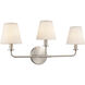 Hoyle 3 Light 24 inch Antique Nickel Vanity Light Wall Light