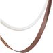 Ayers LED 43.25 inch Champagne Gold and Black and Brown Linear Chandelier Ceiling Light