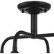 Dorinda 4 Light 18 inch Matte Black Semi-Flush Mount Ceiling Light